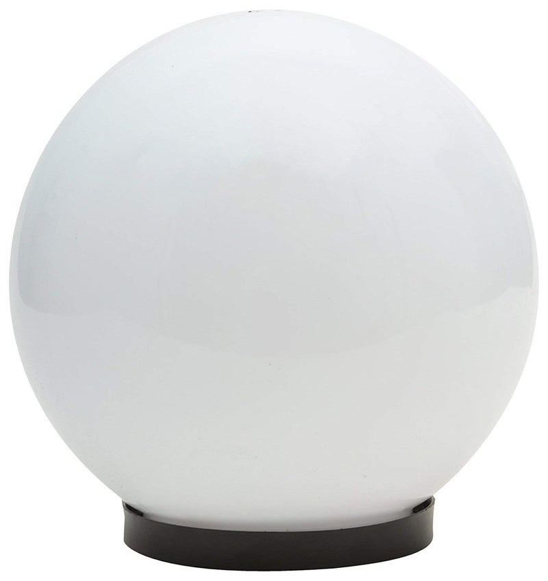 Weldecor® Doom Gate Lamp for Home and Garden Polycarbonate Unbreakable Round Shaped Globe Gate Lights for Entrance Gate (10 Inch, 1) - Image 1