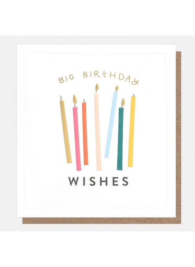 Caroline Gardner All Smiles Big Birthday Wishes Greeting Card