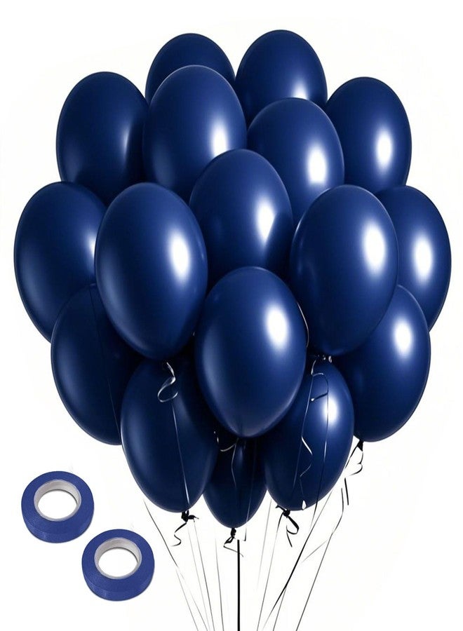 K.E.J. Navy Blue Balloons, 105pcs Dark Blue Latex Party Balloon for Garland & Arch, Blue Party Decorations for Boy Birthday, Father's Day, 4th of July, Veteran's Day, Baby Shower, Gender Reveal, Anniversary - Image 1