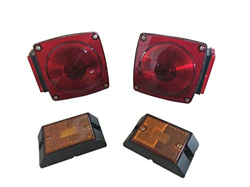 MAXXHAUL 70094 12V Incandescent Trailer Light Kit | Stop, Tail, Brake, Turn Lights | License Plate Light Included | Stud-Mount Design | DOT Compliant | Fits Utility, Cargo, Camper, RV, Truck Trailers - Image 3