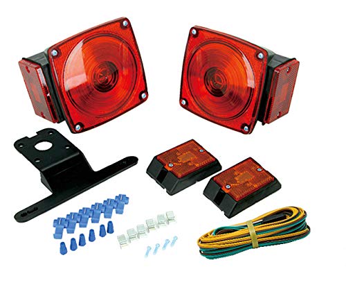 MAXXHAUL 70094 12V Incandescent Trailer Light Kit | Stop, Tail, Brake, Turn Lights | License Plate Light Included | Stud-Mount Design | DOT Compliant | Fits Utility, Cargo, Camper, RV, Truck Trailers - Image 2