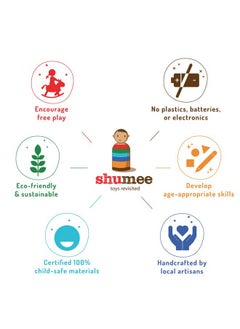Shumee Wooden Pretend Play Dessert Set - Cake, Donuts, Cookies, Cupcake (3 Years+) | 100% Child Safe Materials | Eco Friendly & Sustainable | Pretend Play  - Image 4