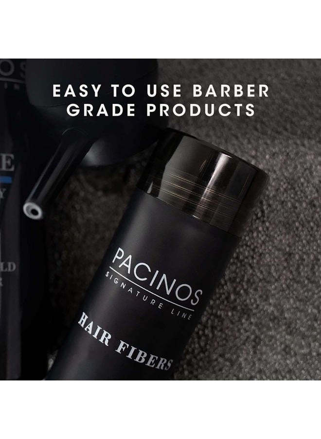 Pacinos Hair Fibers - Thickening Fibers to Conceal Thinning Hair & Bald Spots - Kit Includes Applicator Pump Nozzle - Instantly Achieve a Fuller and Thicker Appearance (Dark Brown) - Image 3