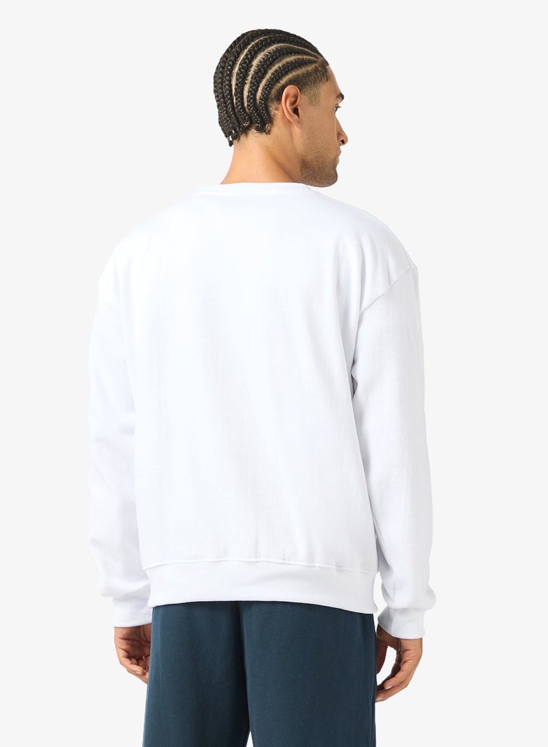 Seventy Five Graphic Crew Neck Pullover Sweatshirt - Image 2