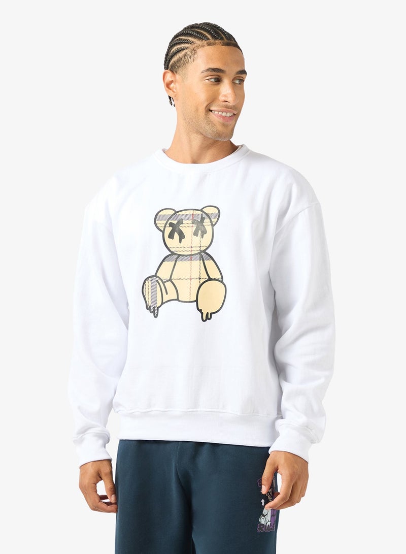 Seventy Five Graphic Crew Neck Pullover Sweatshirt - Image 1