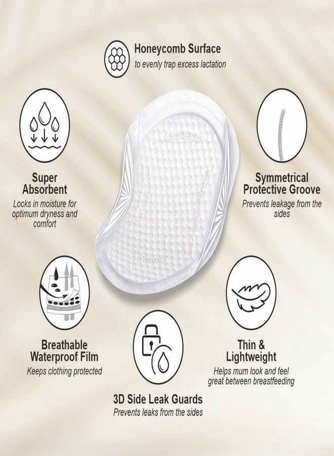 Floren Disposable Nursing Breast Pads 30Pcs | Maternity Pads | Ultra Thin with Complete Coverage | Super Absorbent | Breathable | Discreet | Individually Packed for Moms | - Image 3