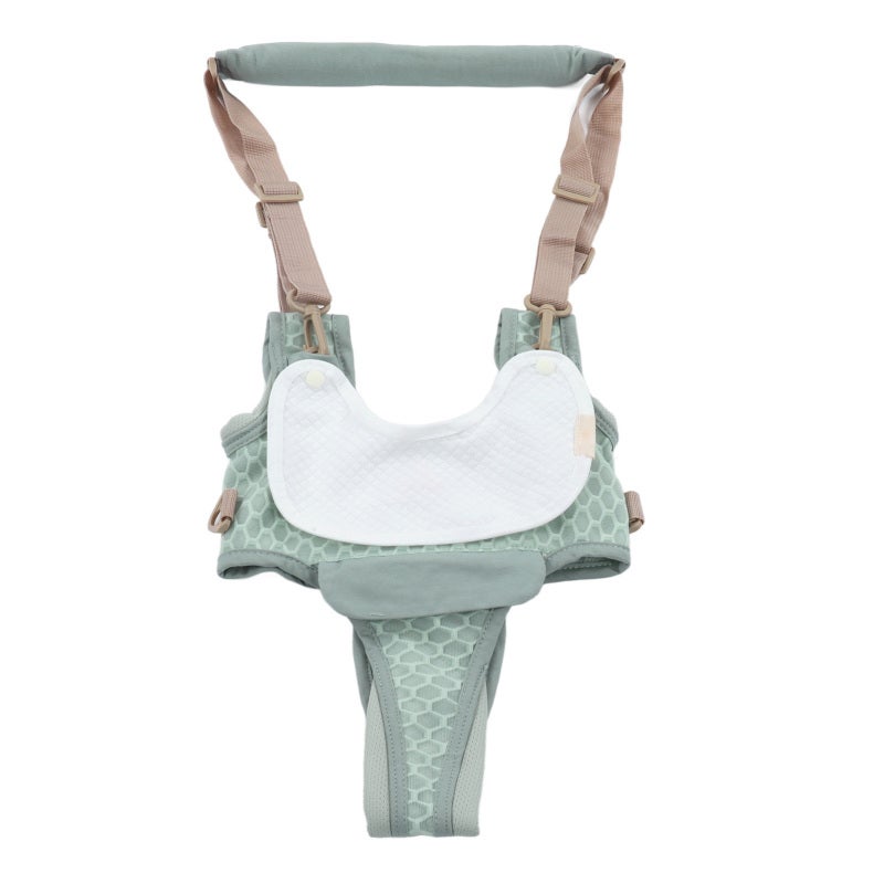 Baby Walking Harnesses Lightweight Adjustable Detachable Crotch Pad Handheld Toddler Walk Assistant Belt for 8‑24M Mint Blue - Image 3