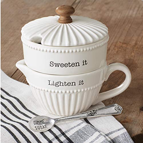 Mud Pie Circa Cream and Sugar Set - Image 2