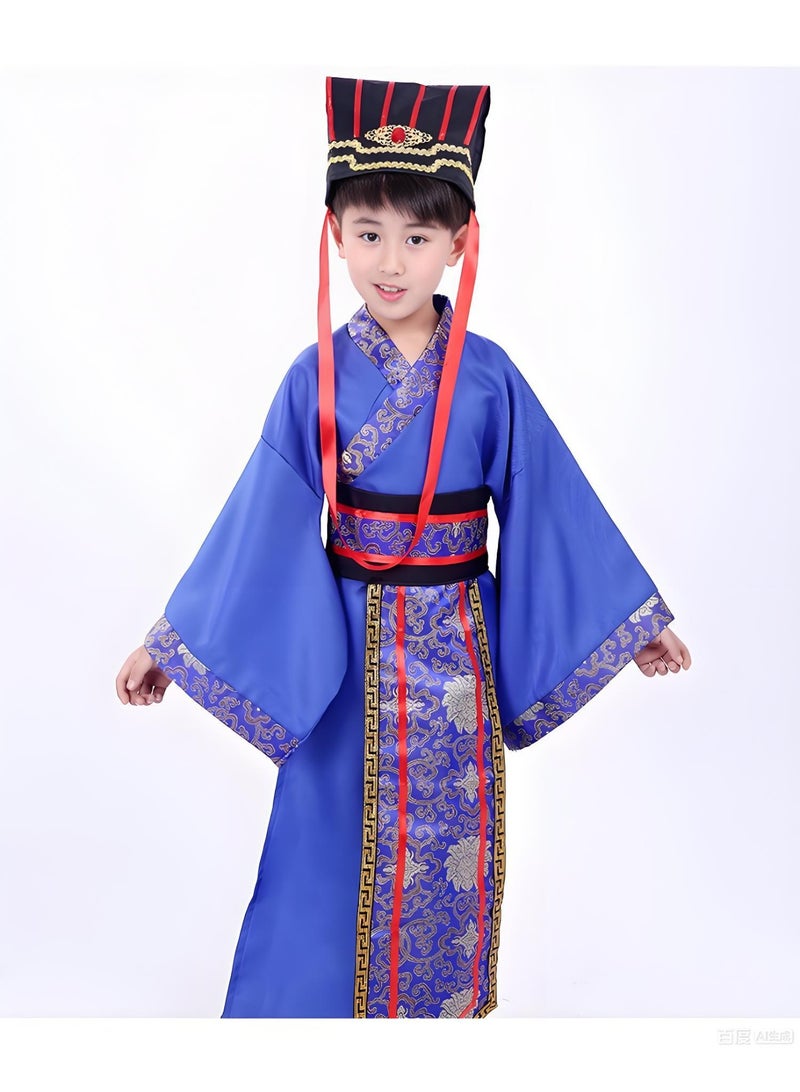 Loquat Boy's Chinese Traditional Costumes Hanfu Dress Tang Suit Ancient For Dress Up Stage Show Performances Cosplay - Image 2
