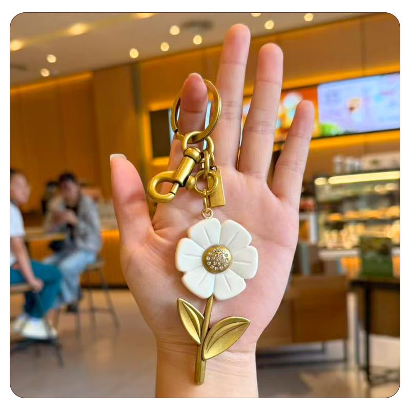 SOPKTA Bag Charms Keychain - Cute Purse Charms for Handbags，Purse Accessories For Women - Daisy - Image 3