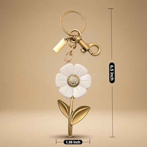 SOPKTA Bag Charms Keychain - Cute Purse Charms for Handbags，Purse Accessories For Women - Daisy - Image 4