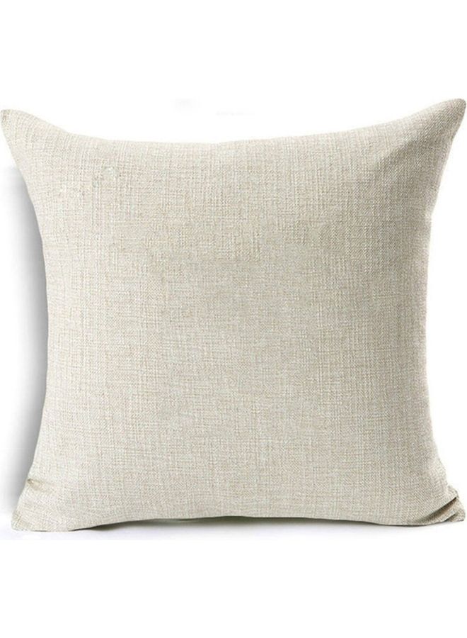 NIBEMINENT Printed Cushion Cover Off White/Pink/Yellow - Image 2