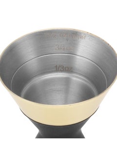 Thoraya Cocktail Jigger Double Sided Stainless Steel Shot Measure Jigger with Scale for Home Bar Gold Plated  - Image 4