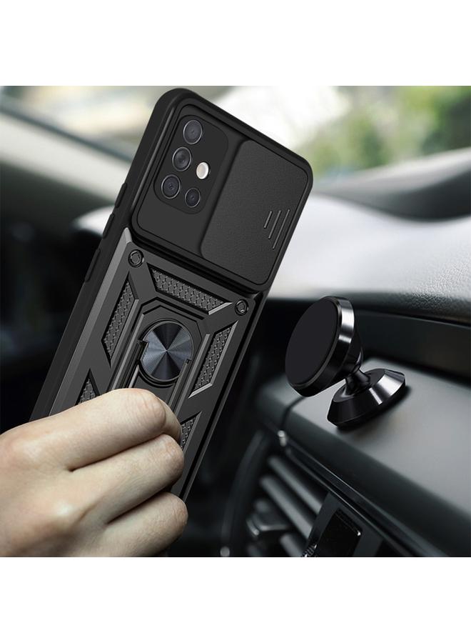 erorex Case For Samsung Galaxy A71 Sliding Camera Cover Design TPU+PC Protective Case - Image 3