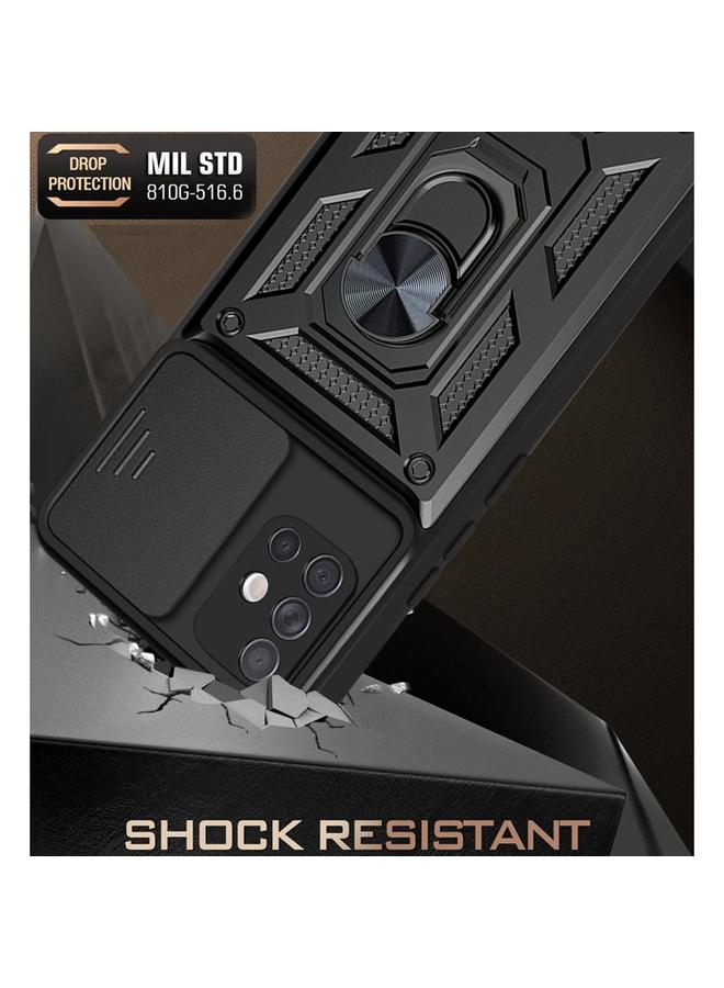 erorex Case For Samsung Galaxy A71 Sliding Camera Cover Design TPU+PC Protective Case - Image 2