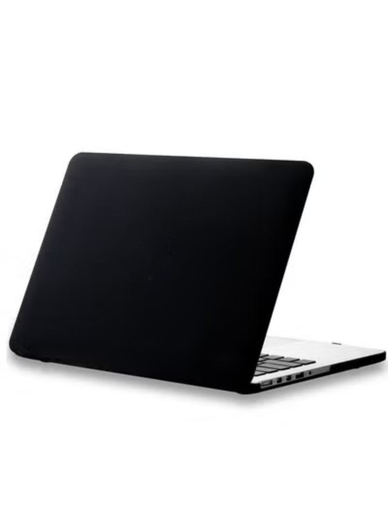 Older Version Case Smooth Hard Shell Slim Protective Case Compatible with MacBook Pro 13 Inch 2015-2012 Release Model A1502 A1425 w/Retina Display Rubberized Bottom Cover (Black) - Image 1