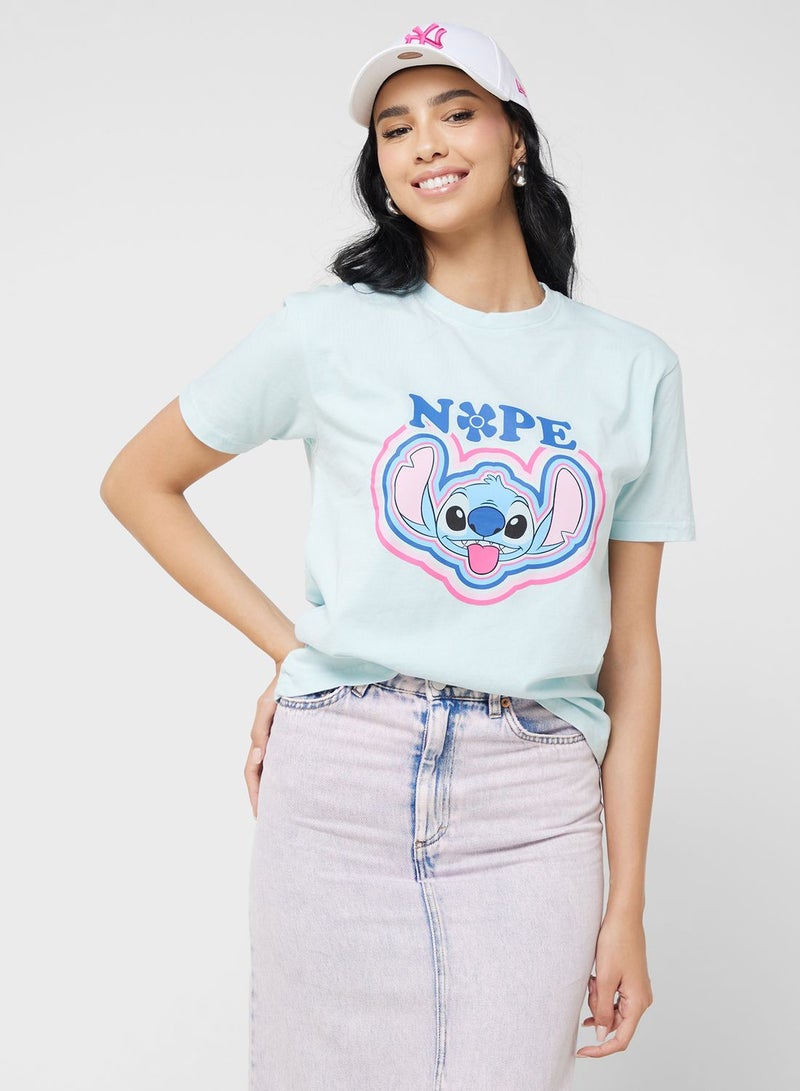 Disney Stitch Garment Dye Graphic T-Shirt - Image 1