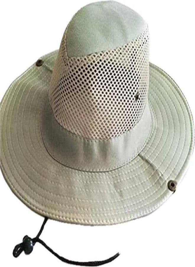Zeki Sun Protection Cap for Men, Beach Fishing Hat, Summer Hat for Men, Round Sun Cap for Hiking, Fishing, Gardning, Travel (Pack of 1) (Grey) - Image 1