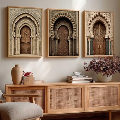 kotart Traditional Indian Wall Art Paintings | Wall Posters With frames | Framed Wall Painting for Living Room Home Room Bedroom Office Wall Décor Set of 3 (13X17 inch) - Image 5
