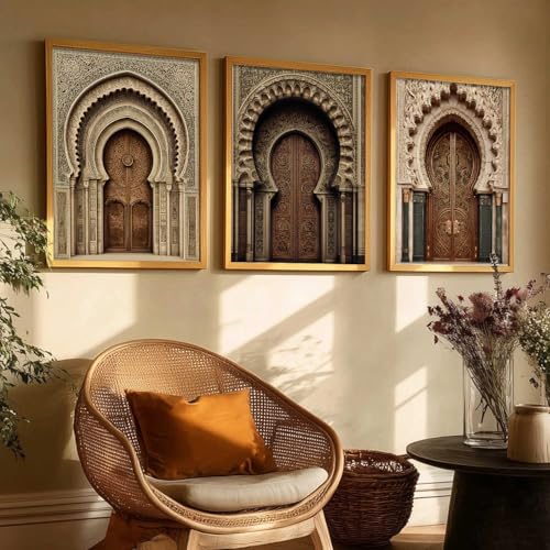 kotart Traditional Indian Wall Art Paintings | Wall Posters With frames | Framed Wall Painting for Living Room Home Room Bedroom Office Wall Décor Set of 3 (13X17 inch) - Image 3