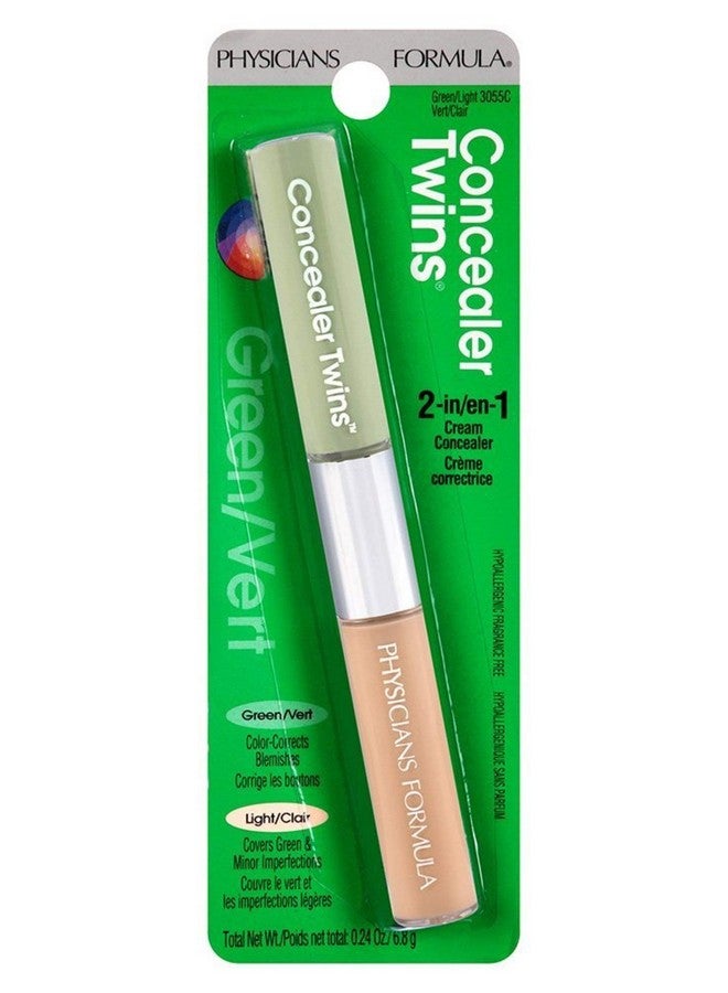 Physicians Formula Cream Dual-Ended Concealer Stick Green/Light, Neutralizing, Dark Circles, Scars, Blemishes, Eyes - Image 2