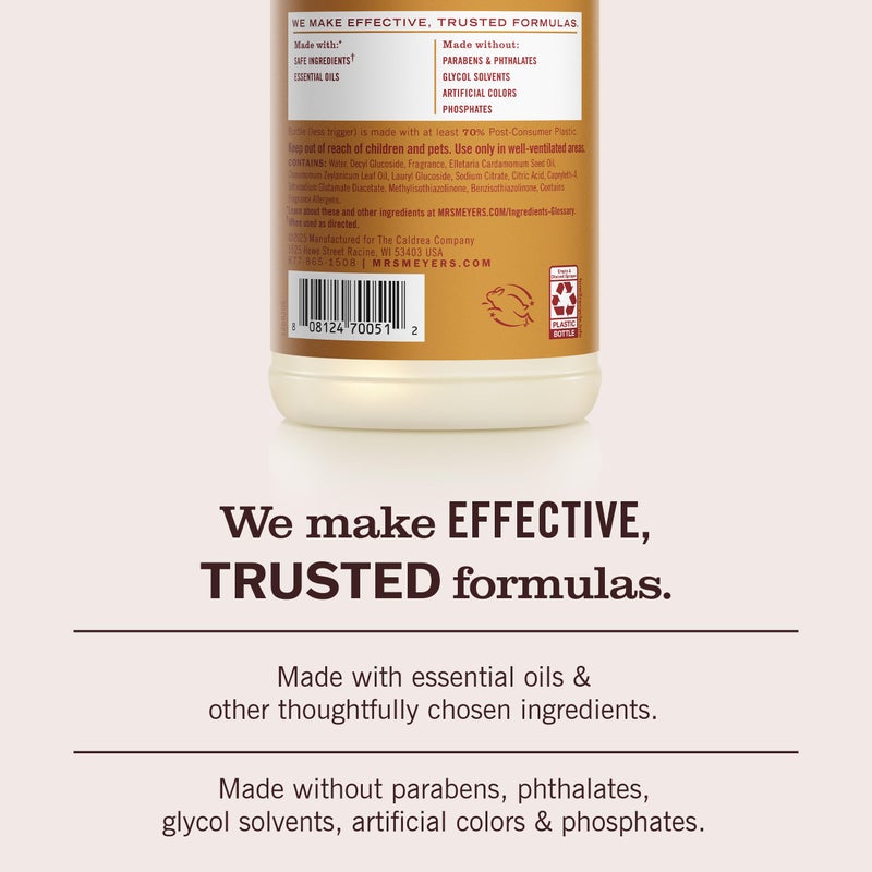 MRS. MEYER'S CLEAN DAY Multi-Surface Everyday Cleaner, Apple Cider Scent, 16 Fl Oz Bottle - Image 4