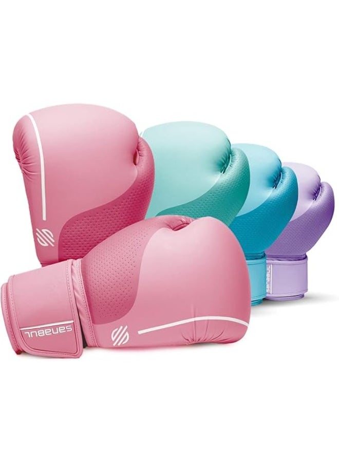 Sanabul  - EE Women's Boxing Gloves – 8oz Coral | Pro Training, Sparring, Muay Thai, MMA, Kickboxing, Heavy Bag Punching - Image 1