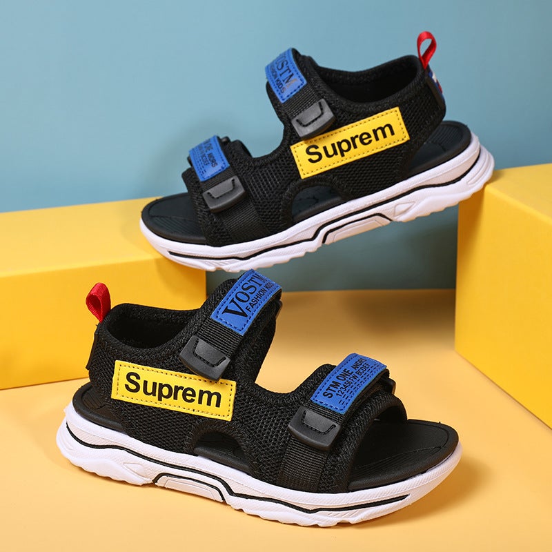 Fujian Manufacturer Children'S Sandals 2023 Boys' And Teenagers Non-Slip Sandals Middle And Big Children'S Beach - Image 1