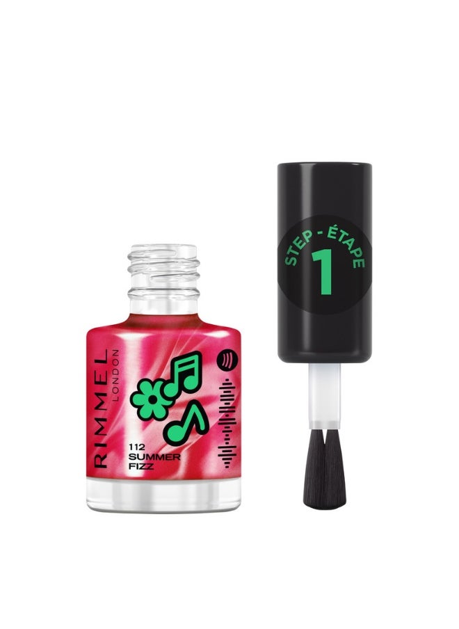 RIMMEL LONDON Full Volume Collection Super Gel Nail Polish 112 Summer Fizz 12ml  - Image 1