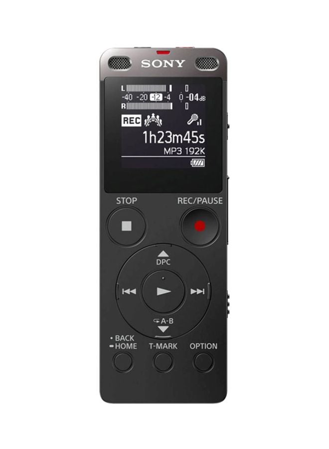 Sony Digital Voice Recorder With Built-In USB ICD-UX560F/BC Black - Image 1