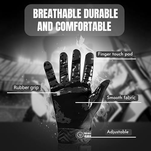 BADOWL Carbon Fiber PVC Knuckle Protection Riding Gloves | Touchscreen Sports Gloves with Anti-Slip Grip | Breathable, All-Weather, (Grey, M) - Image 3