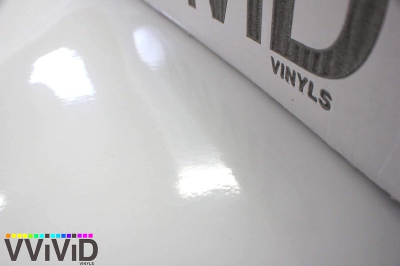 VViViD لفائف فينيل لسيارات VVIViD باللون الأبيض اللامع مع لاصق لإطلاق الهواء (1 قدم × 5 أقدام) - Image 5