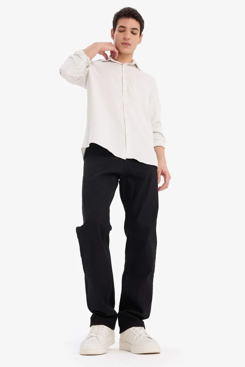 DeFacto Regular Fit Sensual Long Sleeve Shirt