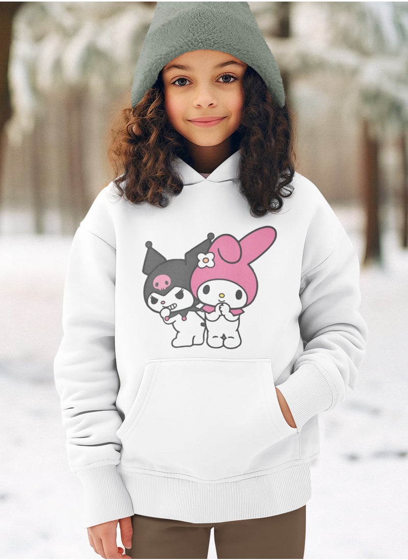 ZOOM Kuromi x Melody White Hoodie 