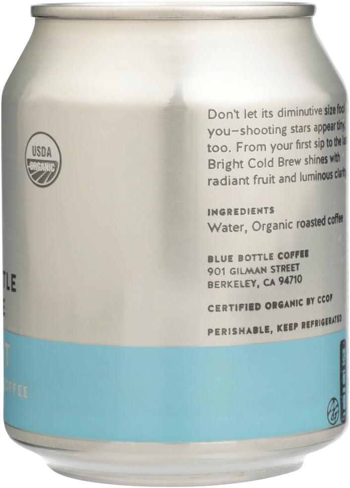 Blue Bottle Coffee Bright Cold Brew Coffee - Medium Roast (6 Pack, 8oz Cans) - Image 4
