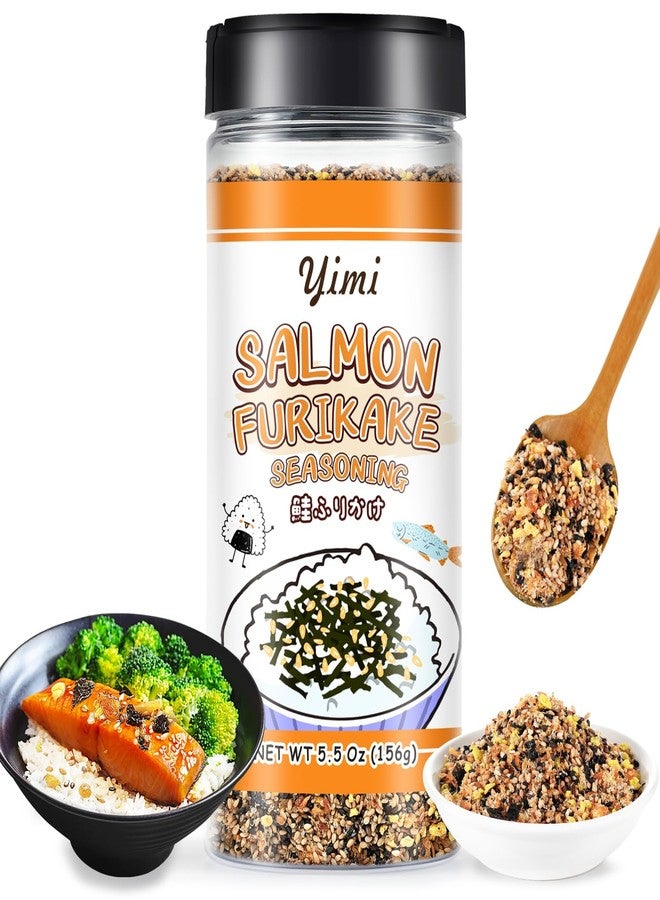 Yimi Salmon Furikake Seasoning, Rice Topping, Multi-Purpose Japanese Seasoning, No Additives or Artificial Colors, Ideal for Rice, Sushi, Salad, 5.5Oz - Image 1