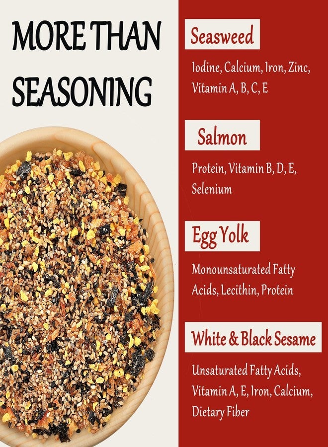 Yimi Salmon Furikake Seasoning, Rice Topping, Multi-Purpose Japanese Seasoning, No Additives or Artificial Colors, Ideal for Rice, Sushi, Salad, 5.5Oz - Image 5