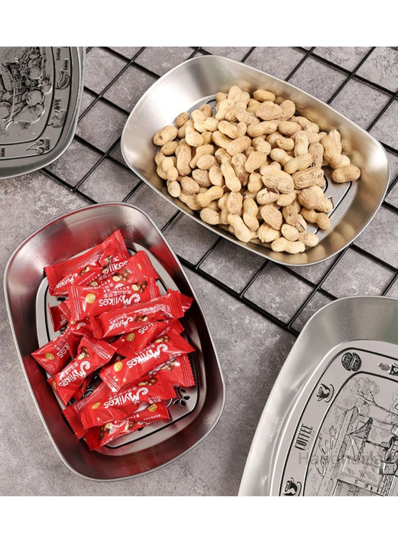 Hanghaijia Kitchen Restaurant Vegetable Appetizer Snack Fruit Bowl Tray Camping Tableware - Image 4