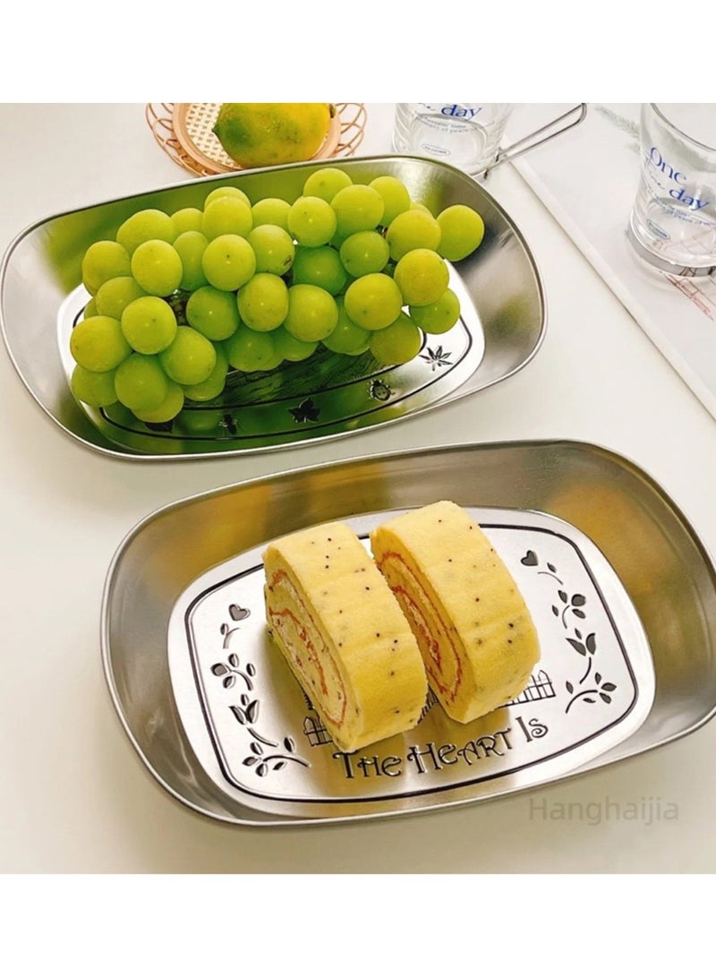 Hanghaijia Kitchen Restaurant Vegetable Appetizer Snack Fruit Bowl Tray Camping Tableware - Image 3