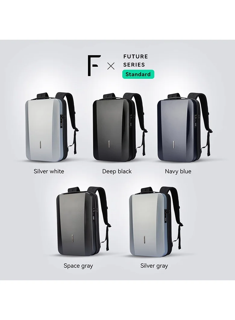 MARK RYDEN MARK RYDEN 7917 Backpack Grey - Organized Storage, Water-Resistant, Impact Resistant, USB Charging Port, Safety Lock, Ergonomic Design, Ideal for Business, Travel, and Daily Use