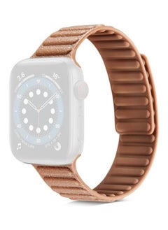PROMASS Replacement Watchbands For Apple Watch Series 7 41mm/6 & SE & 5 & 4 40mm/3 & 2 & 1 38mm Brown 