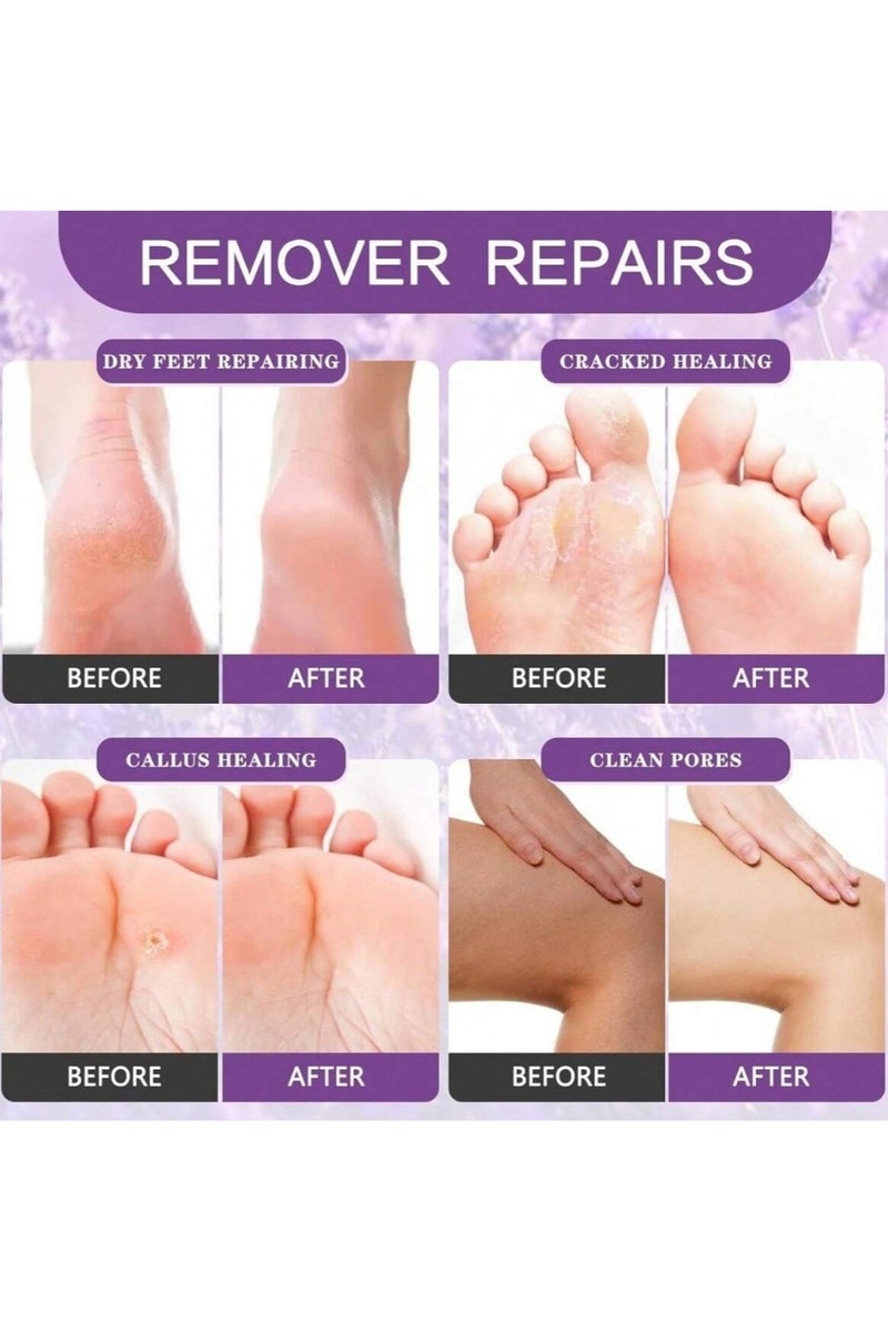 Loquat Complete 4-Step Foot Bath Box for Foot Care, Foot Massage and Dead Skin Removal Set of 4 Epsom Salt Feet Packs with Jasmine Scent, Foot Cream, Foot Scrub, Sugar Foot Wash - Image 4