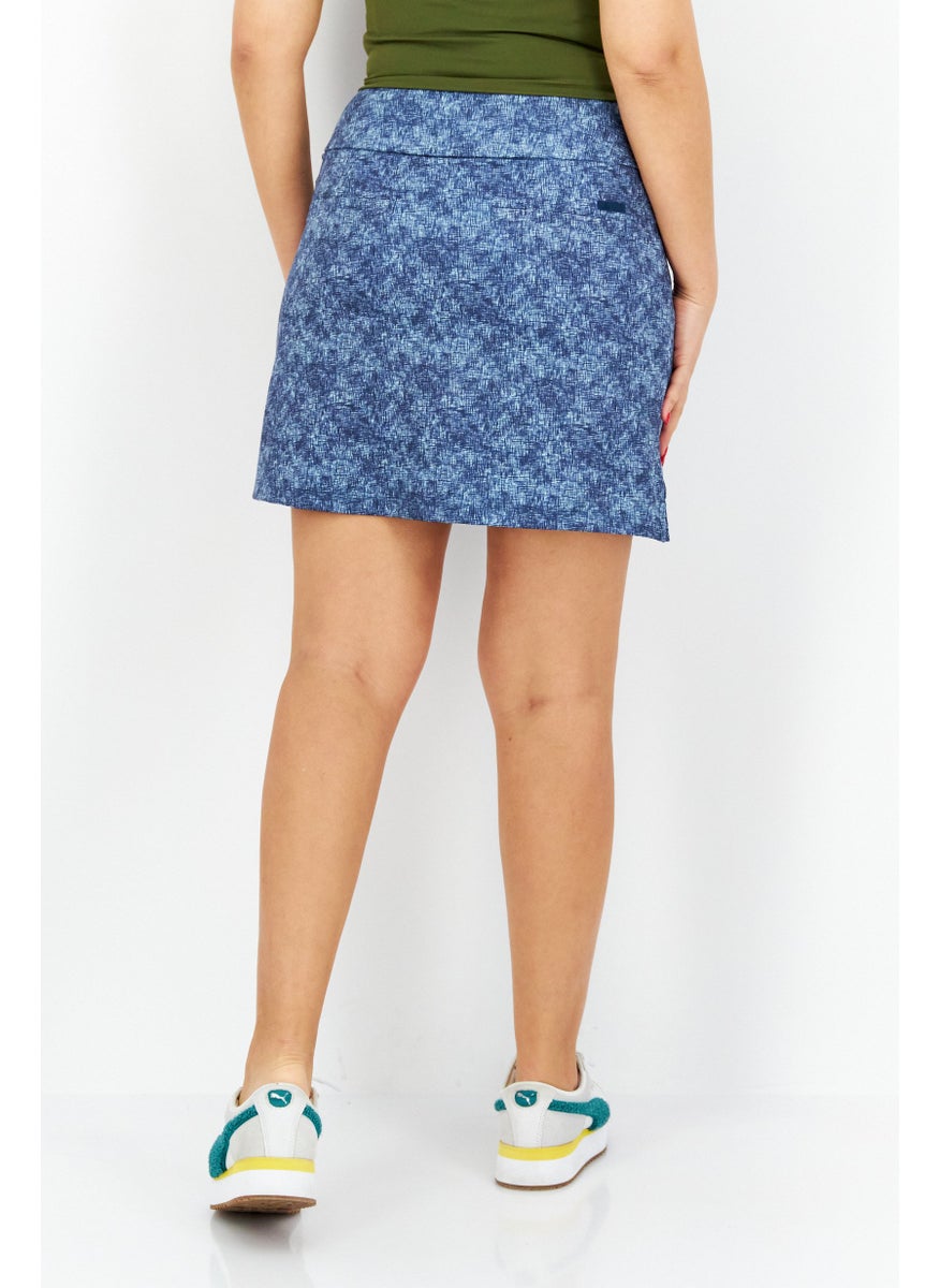 Adidas Women Sport Fit Outdoor Mini Skirt, Blue  - Image 4