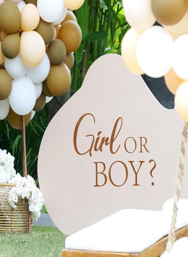 PEUTIER Girl or Boy Wall Sticker, Baby Shower Party Decal Sign Gender Reveal Sign Decal Gender Theme Decals Arch Decoration for Arch Wall Door Room - Image 5