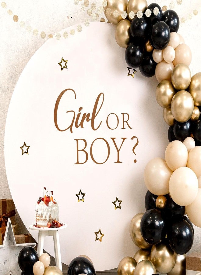PEUTIER Girl or Boy Wall Sticker, Baby Shower Party Decal Sign Gender Reveal Sign Decal Gender Theme Decals Arch Decoration for Arch Wall Door Room - Image 4