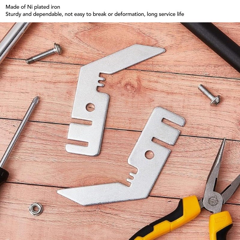 8PCS 3 Inch Double Crossbar Hanger Ni Plated Iron Material For Pipe Drape Backdrop Stand - Image 5