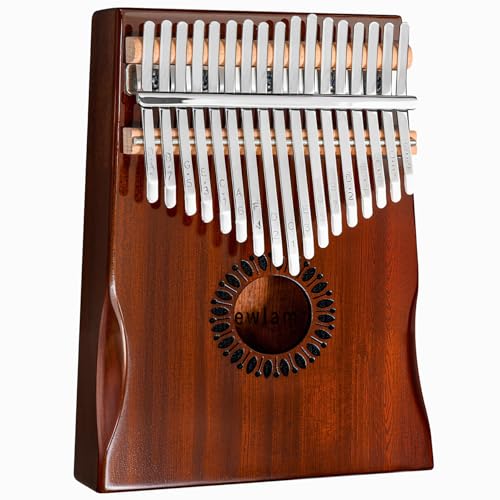 Newlam Kalimba Thumb Piano 17 Keys, Portable Mbira Finger Piano Gifts for Kids and Adults Beginners - Image 1
