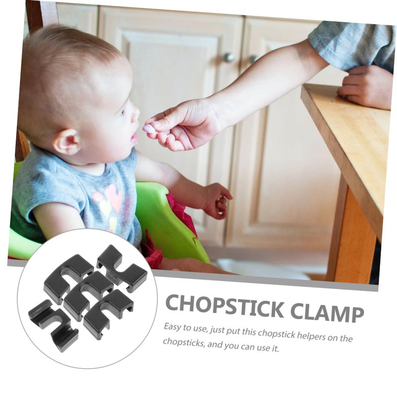 Food Grade PE Chopstick Helper Training Clips For Adults Lightweight Non Deforming 5 Pieces - Image 5