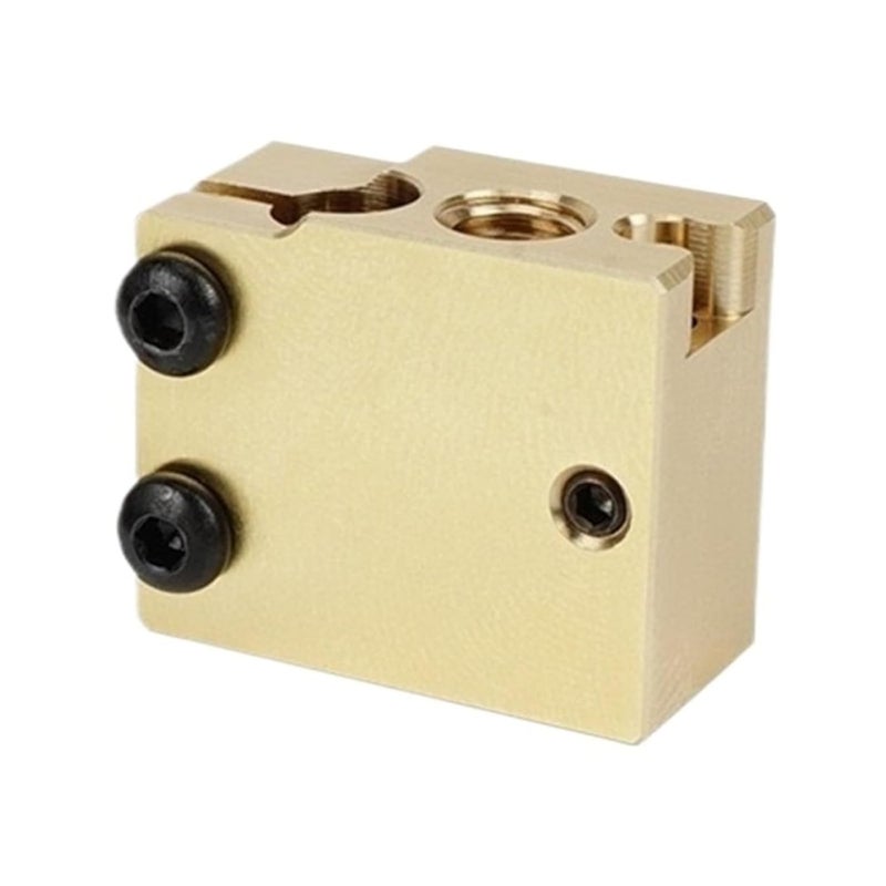 Copper Plated V6 Volcano Heat Block For PT100 HT 100K Hotend 3D Printer Extruder - Image 2