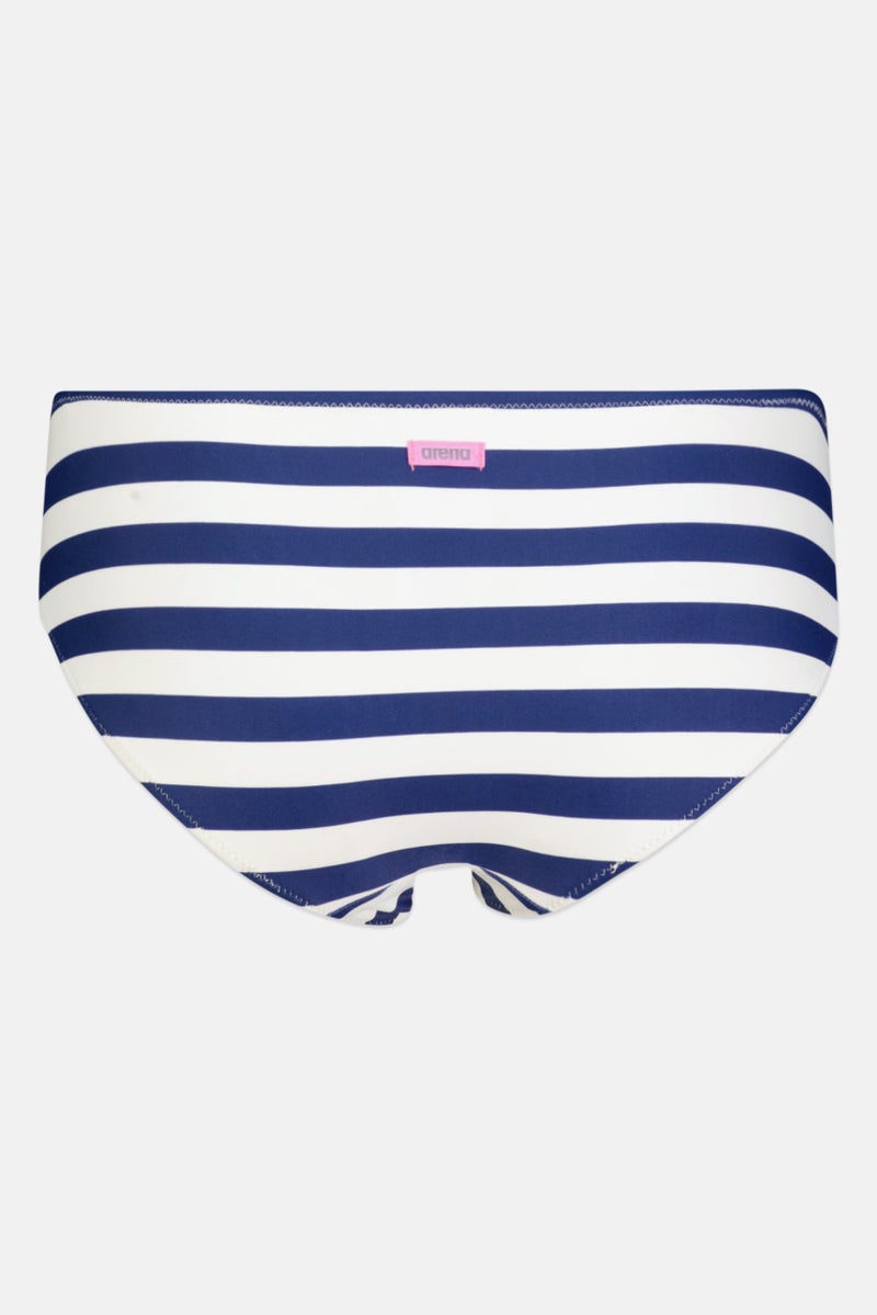 arena Women Stripe Pull On Bikini Bottom, Multicolor  - Image 2